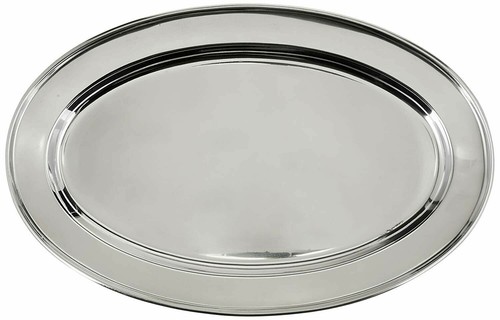 Stainless steel tray 40cm - steel,