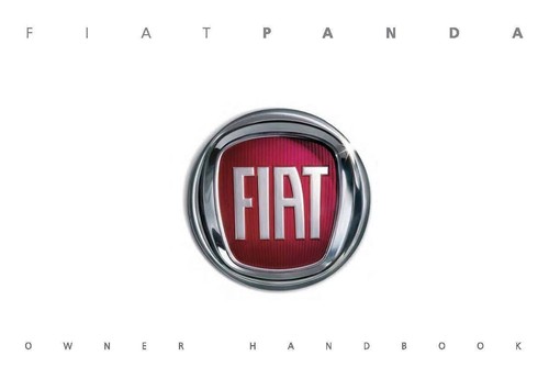 Fiat panda owners - owners, handbook