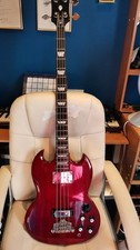 Epiphone EB-3 Cherry SG Bass Guitar  Classic Design  Great  Used Condition