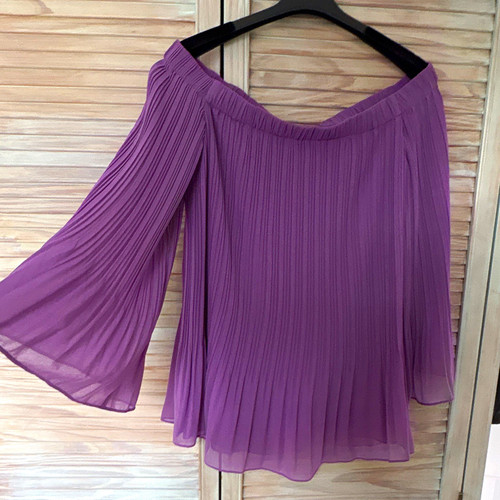 Massimo dutti purple - massimo, pleated