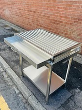 Commercial Stainless Steel Chicken Scalding Table Poultry Scalder Table