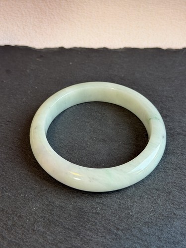 Natural jadeite bangle - natural,