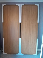 SpacePro Shaker Oak Effect Sliding wardrobe doors, 762 Wide x 2225mm High, 