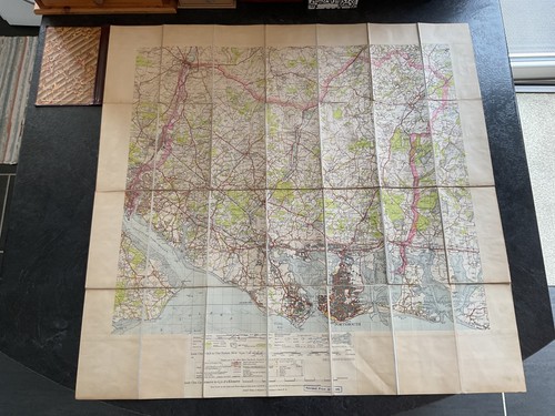 Vintage map hampshire - hampshire,
