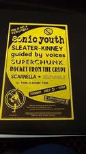 Genuine 1999 SONIC YOUTH W/
