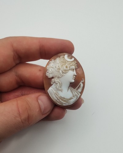 Antique victorian shell cameo - victorian,