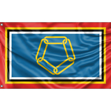 Western Union Flag, Unique Design, 3x5 Ft / 90x150 cm, EU Made