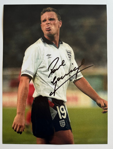 Signed paul gascoigne england - paul,