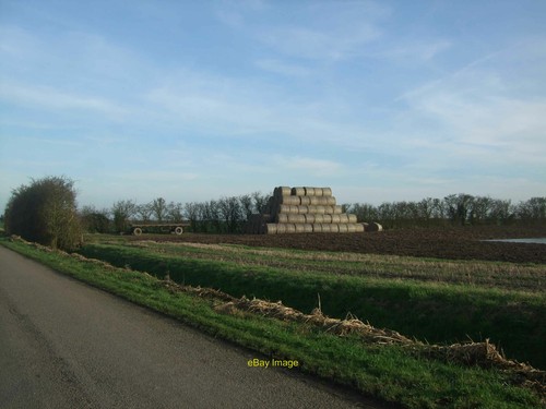 Photo 6x4 hay bales - hay, in