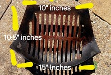 FIRE GRILL GRATE VINTAGE CAST