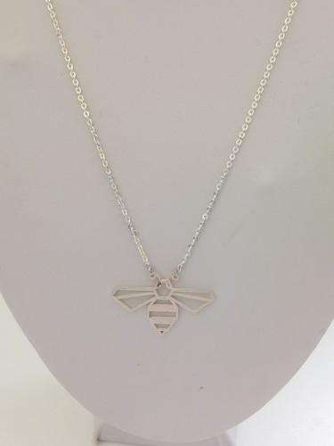 Simple silvertone bee - silvertone,
