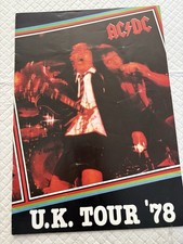 AC/DC UK TOUR PROGRAM 1978