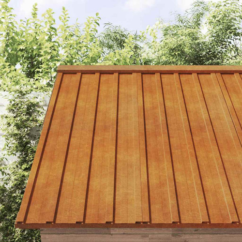 Roof panels 12pcs - 12pcs, corten