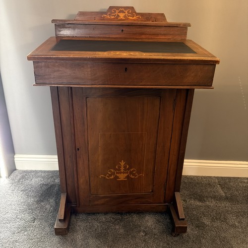 19th walnut davenport desk - 19th,