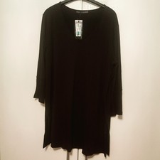 M&S black tunic style/ long