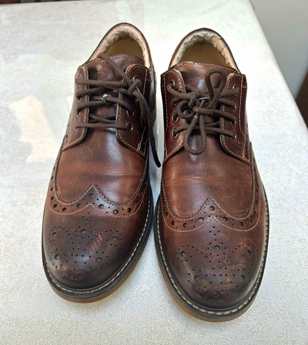 Clarkd men leather wingtip - leather,