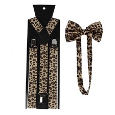 Unisex Suspender Bow Tie Set