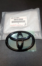 TOYOTA 10cm X 7cm BLACK GLOSSY