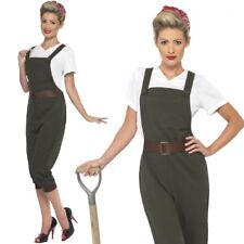 Ladies 40s 1940s WW2 Land Girl