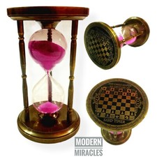 Antique Brass Chess Sand Timer