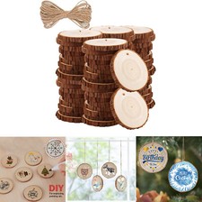 180/60Pcs Natural Wood Slices