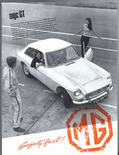 MG Range 1967-1968 UK Market