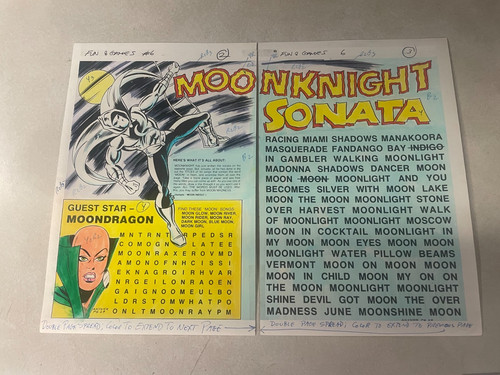 Moon knight art - knight, comic