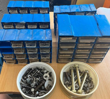 Job Lot Of Nuts Bolts Washers Rivets Different Materials