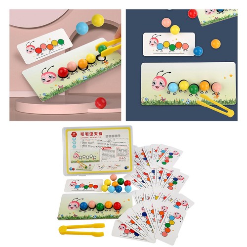 Montessori clip beads toys - clip,