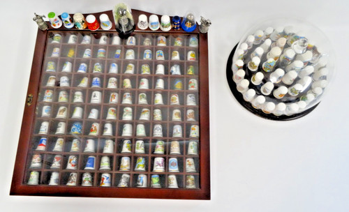 Thimble collection display - collection, in