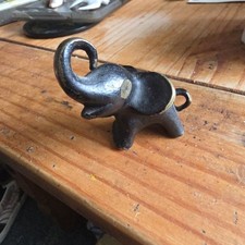 1950'S KITSCH STYLIZED WALTER BOSSE MODERNIST Brass Elephant