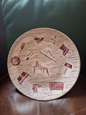 Rare Vintage Ridgway “Homemaker” Dinner Plate 10”– Maroon Red Colourway – 1950s