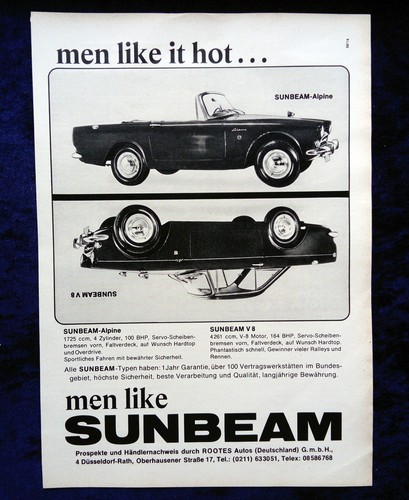1966 sunbeam alpine and - 1966,