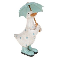 Aqua Duck with Spotty Umbrella