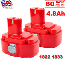 2X 4.8Ah For Makita 18V Ni-MH