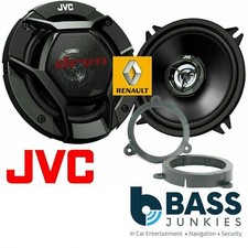 Renault Megane MK3 08-14 JVC 13cm 520W 2 Way Rear Doors Car Speakers & Brackets