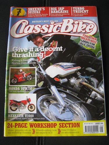Classic bike magazine aug 2006 - bike,