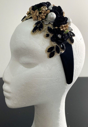 H015 black gold flower - h015, &