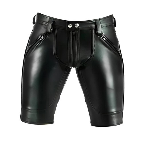 Men black leather fetish - leather,