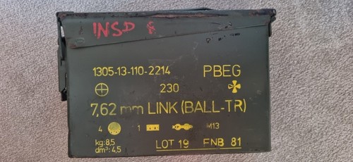 Small metal ammo box - small,