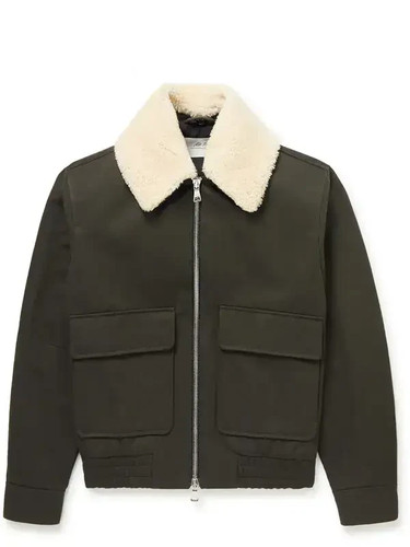 Men s shearling trimmed - mr,