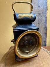 WW1 1914-1918 British Army Lorry Oil Lamp By Miller Millers. War Dept Mark Rare 