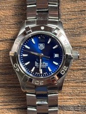 TAG HEUER AQUARACER WAF141T Ile des Pins Limited 300m Sapphire wrist 17cm