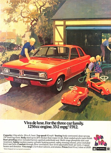 1972 advert vauxhall viva - vauxhall,