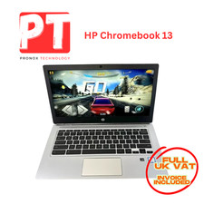 Chromebook Laptop HP 13 G1 M7 1.2GHz RAM 16GB SSD 32GB QHD 3200x1800 ref1