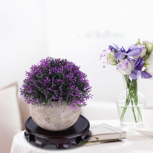 Countertop stand round wooden - countertop,