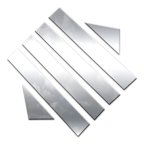 Luxury chrome pillar - 6p,