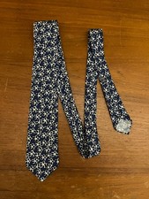 Drake's Tie - 100% Silk - Blue