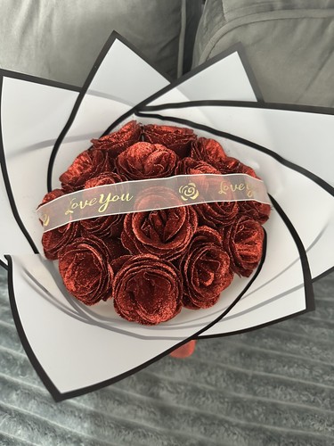Elegant special red rose - special,