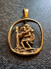 A  9K Gold 375  St Christopher